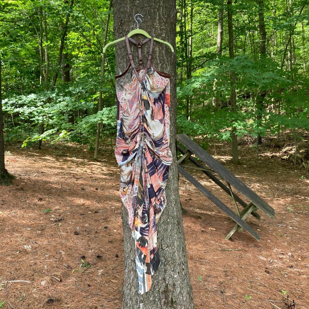 ALL SAINTS, one of a kind dress, M ( fits S too) , multicolor